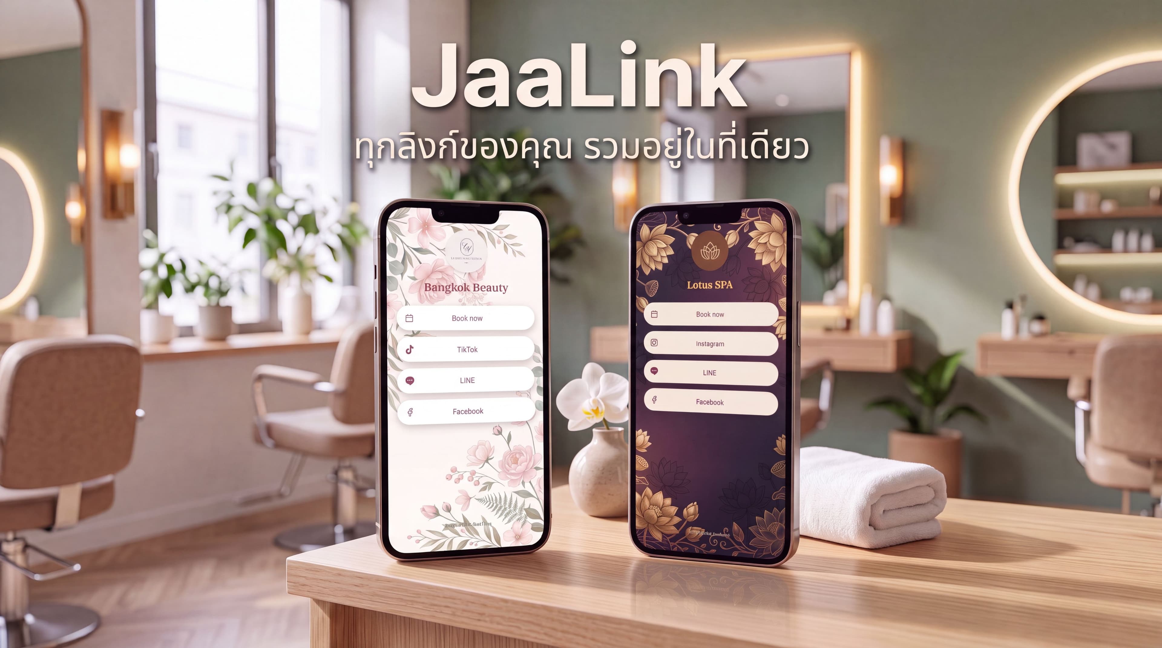 JaaLink: One Link That Holds Your Whole Salon — Booking Included